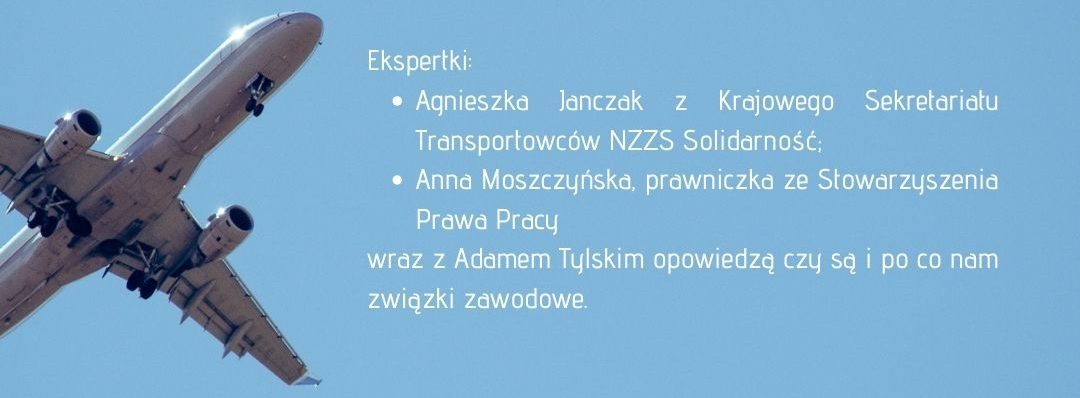 Webinar "Związek zawodowy – złap to w locie! Darmowy webinar dla pilotów i cabine crew "