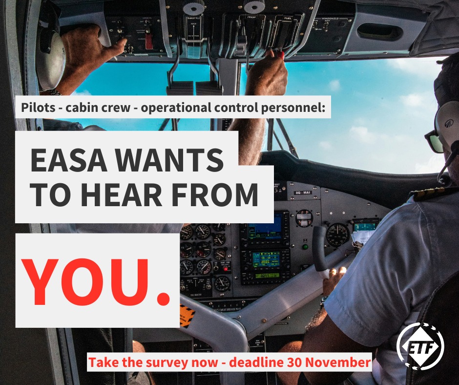 EASA, czyli Europejska Agencja Bezpieczeństwa Lotniczego chce usłyszeć TWÓJ głos
