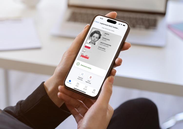 Legitymacja NSZZ „Solidarność” w aplikacji mObywatel