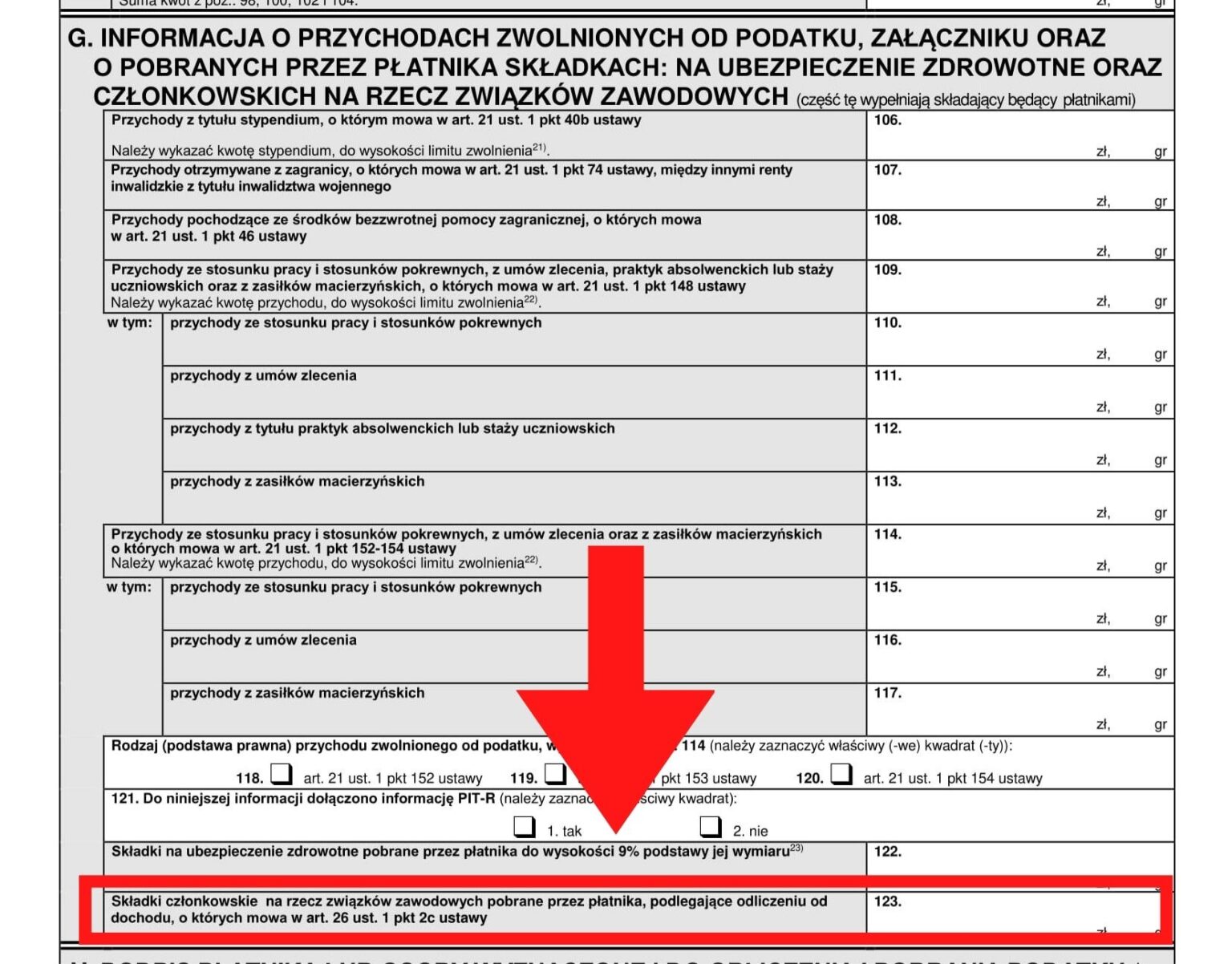 Ulga podatkowa – składki na związki zawodowe